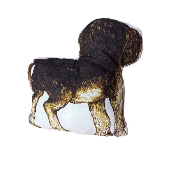 Vintage Sew Dog Pillow Cut & Sew Fabric Pattern 1970s Stuffed Puppy Decor - Picture 2 of 6